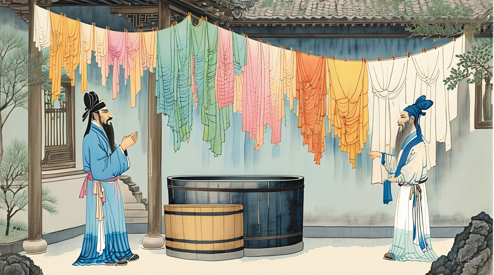 梅葛二仙与染祖