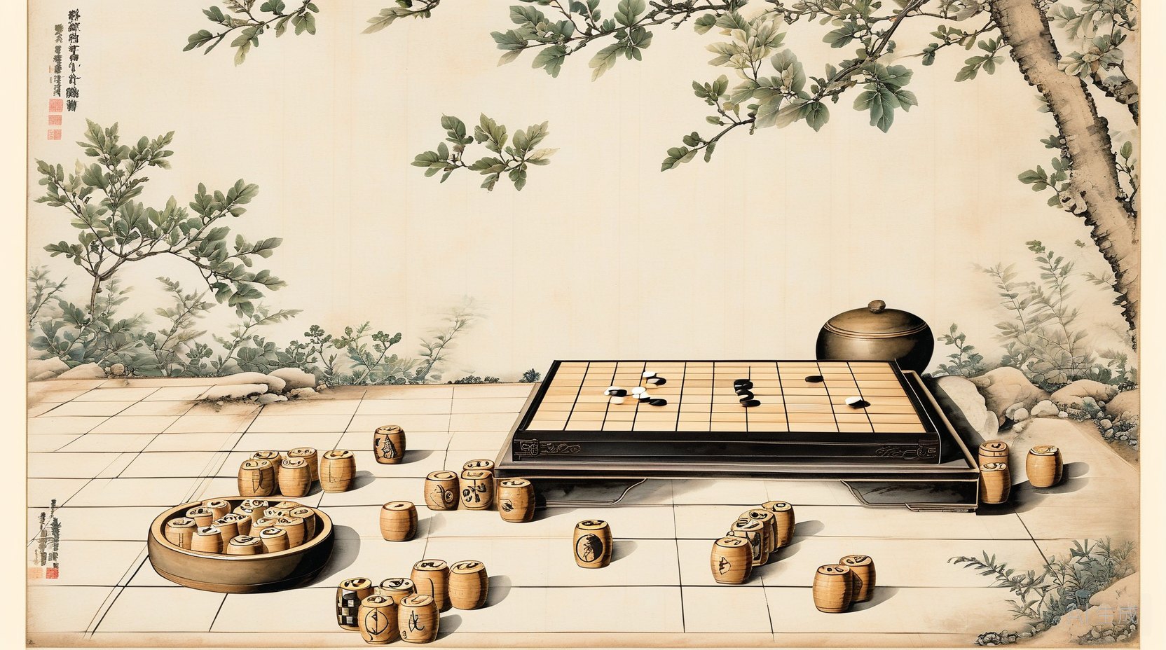 樗蒲与掷骰