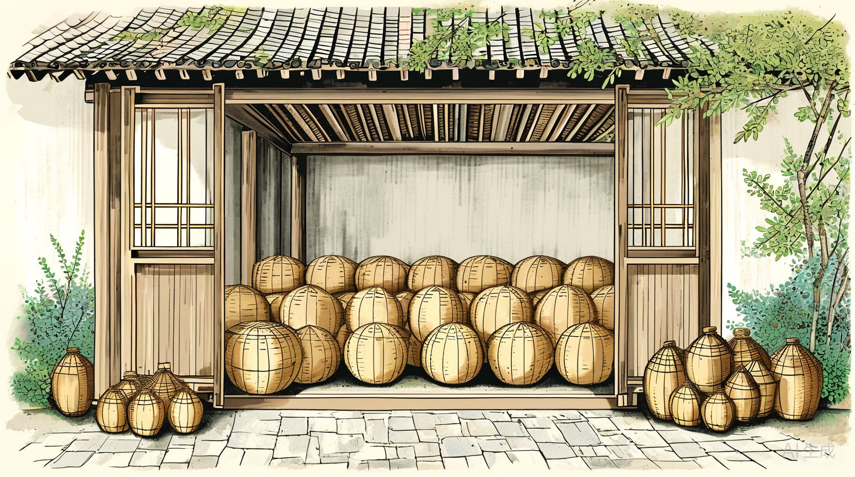 仓房与粮囤