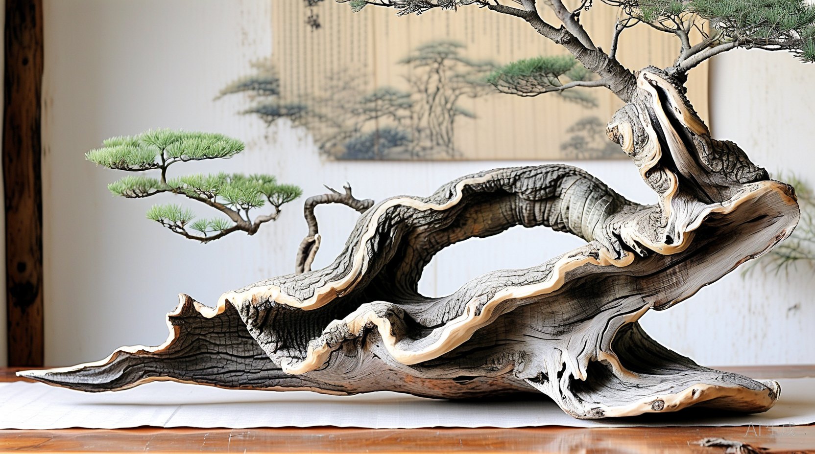 根雕与树根
