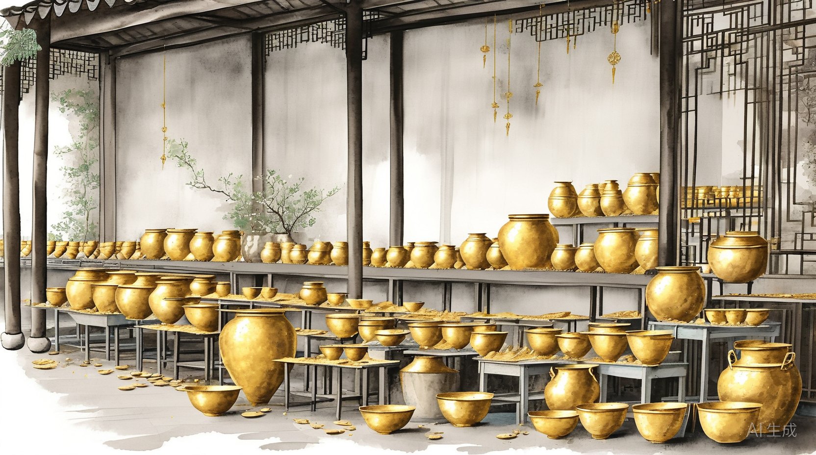 鎏金与镀金