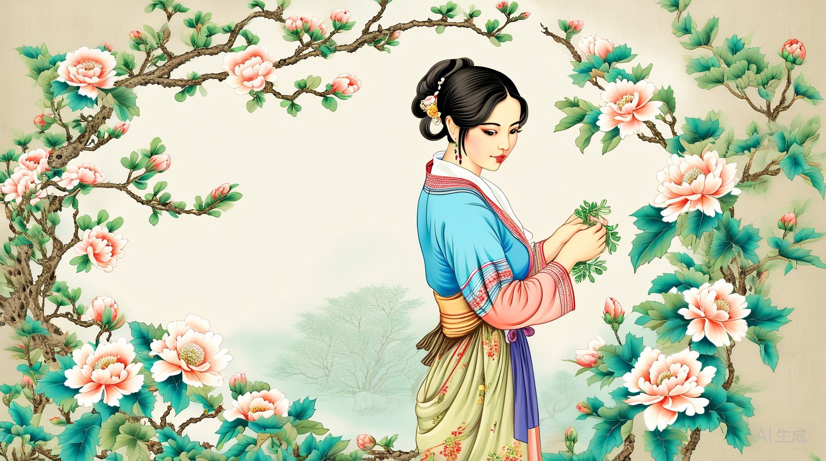 挑花与十字