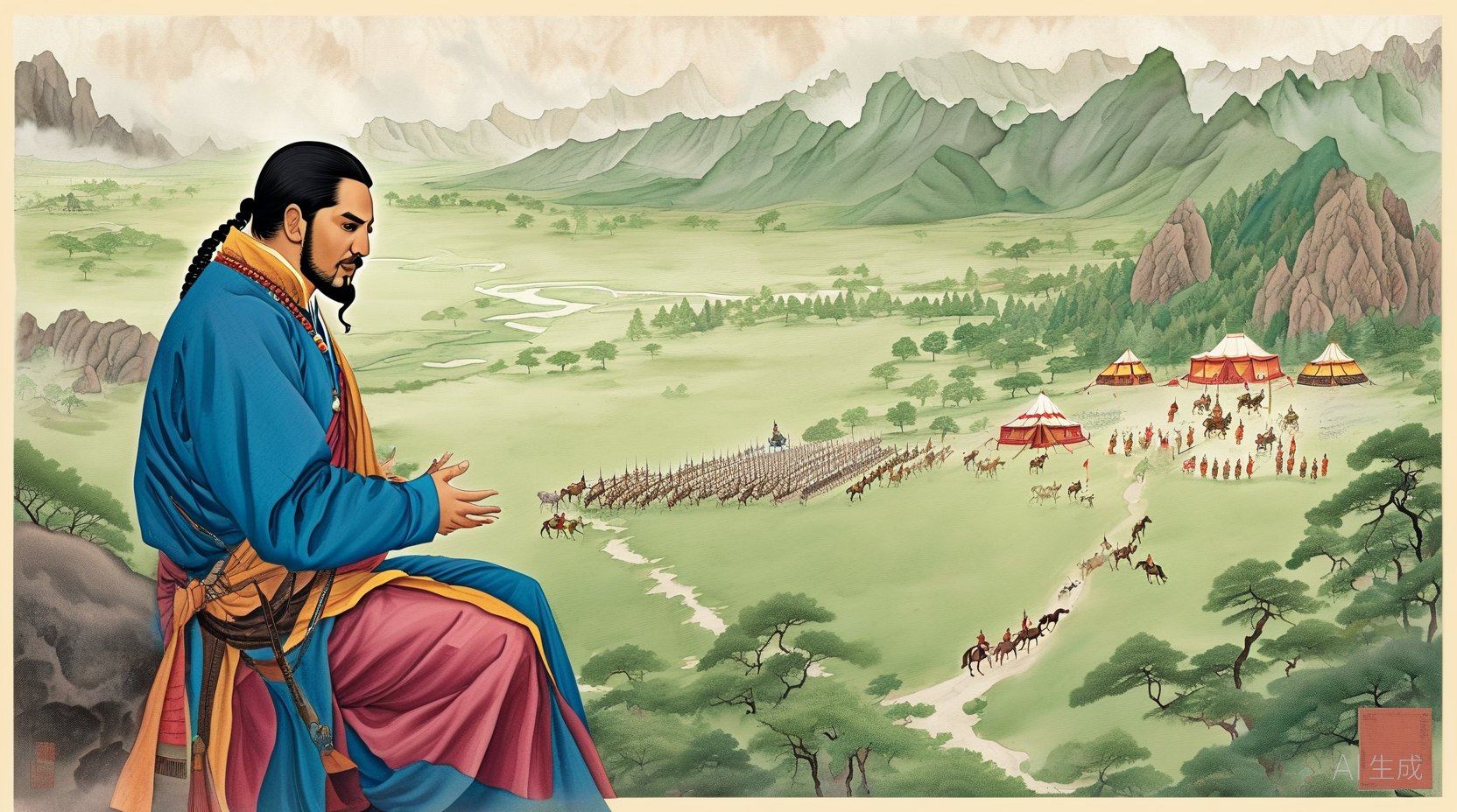 格萨尔与岭国