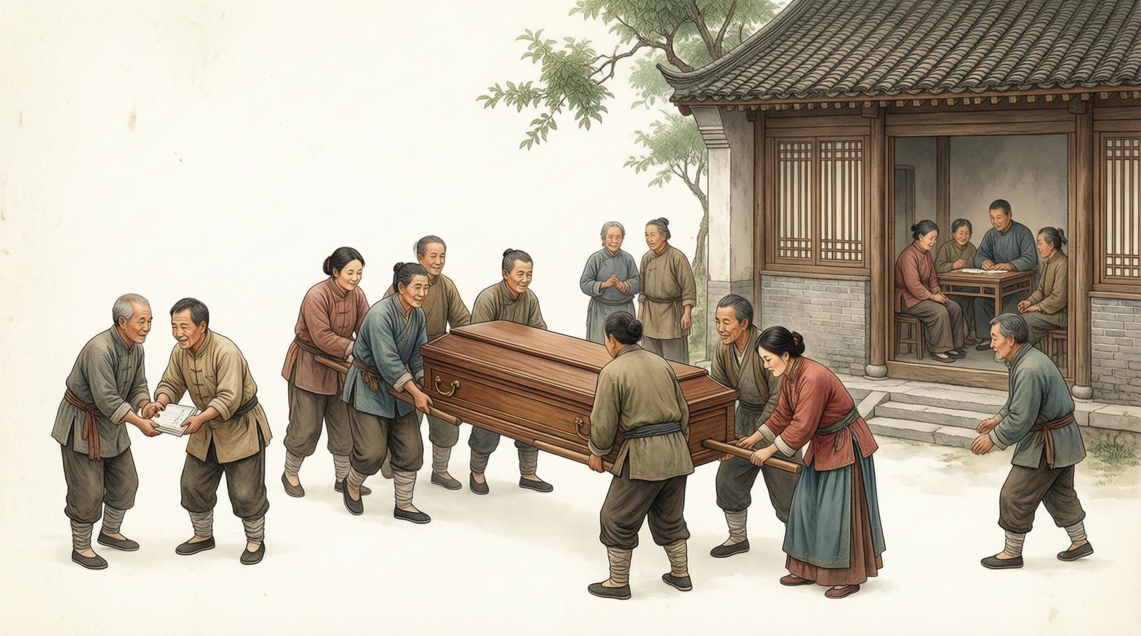 白事会与老人会