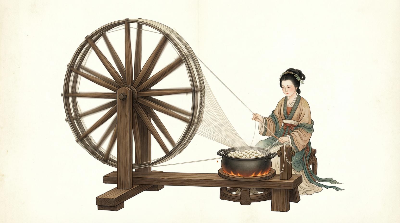纺车与缫丝