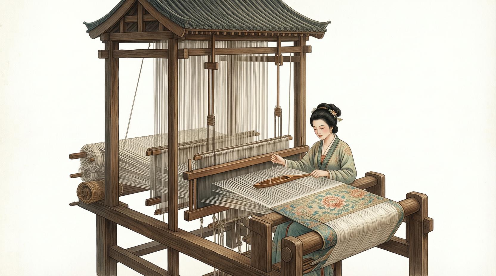 织机与提花