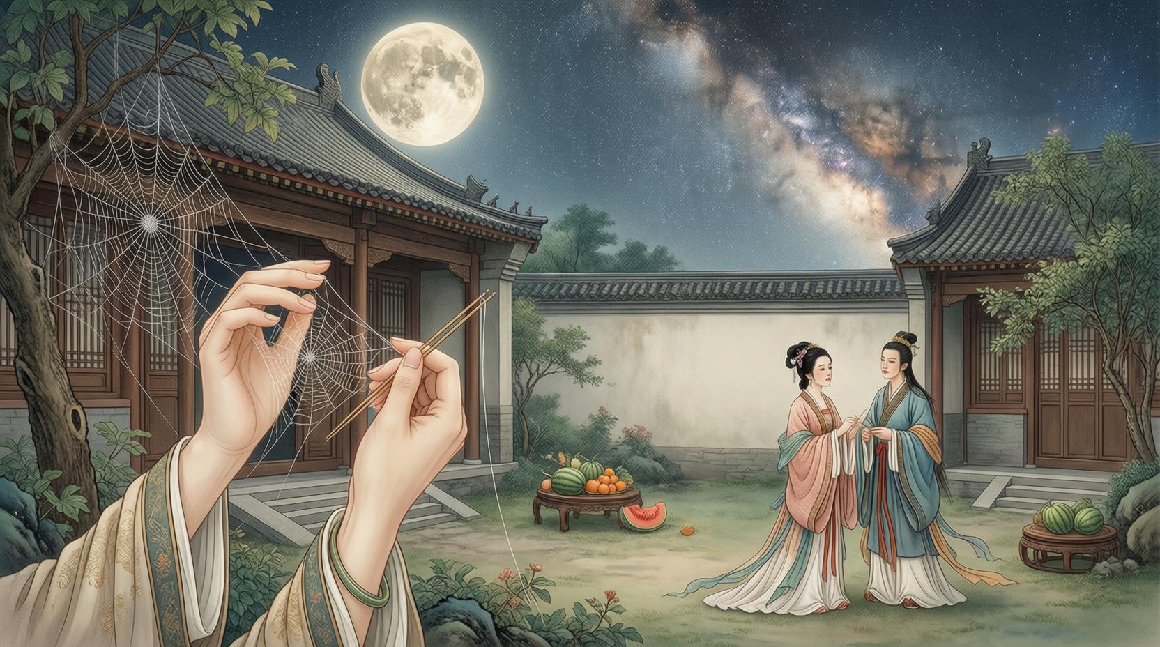七夕乞巧与观星