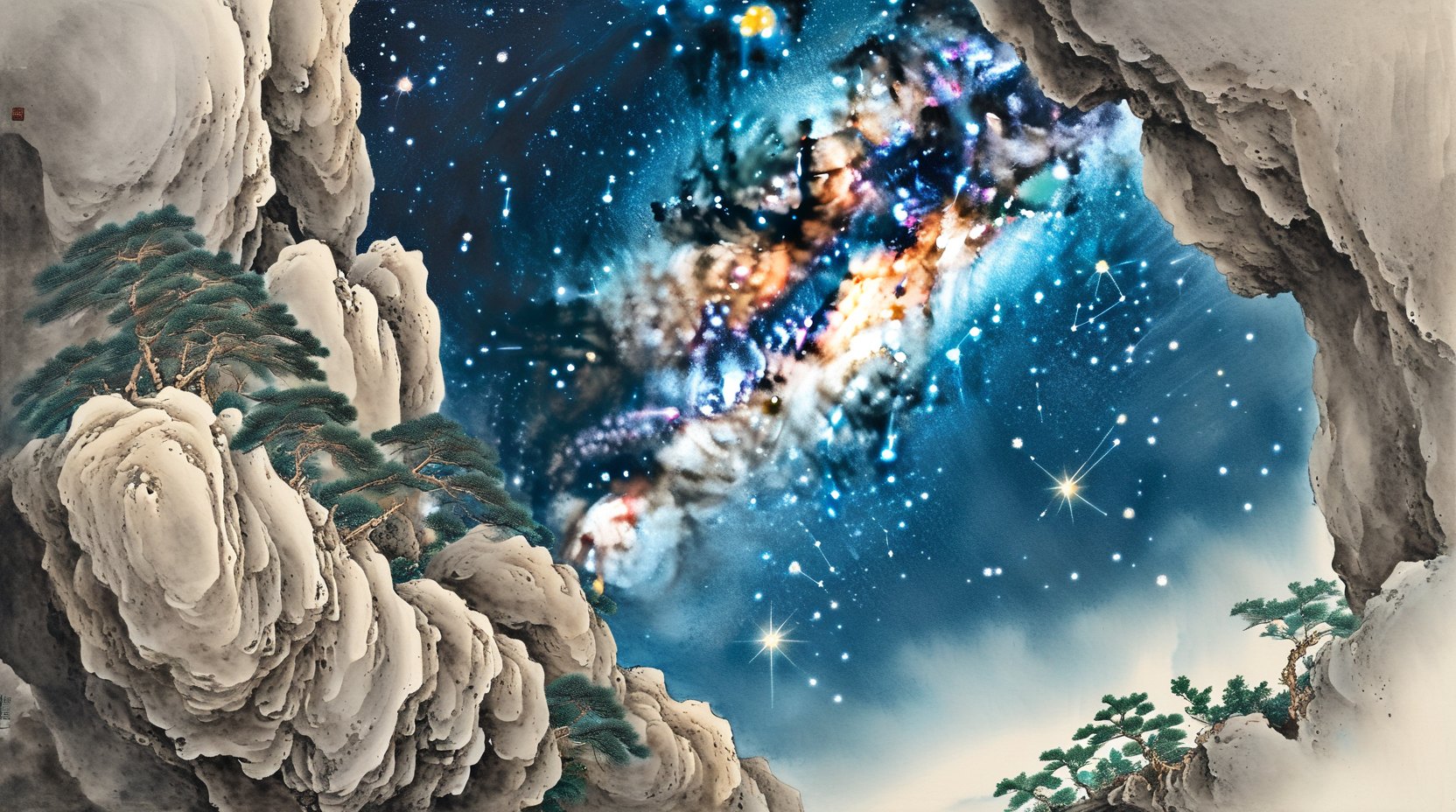 古星图与天文图碑