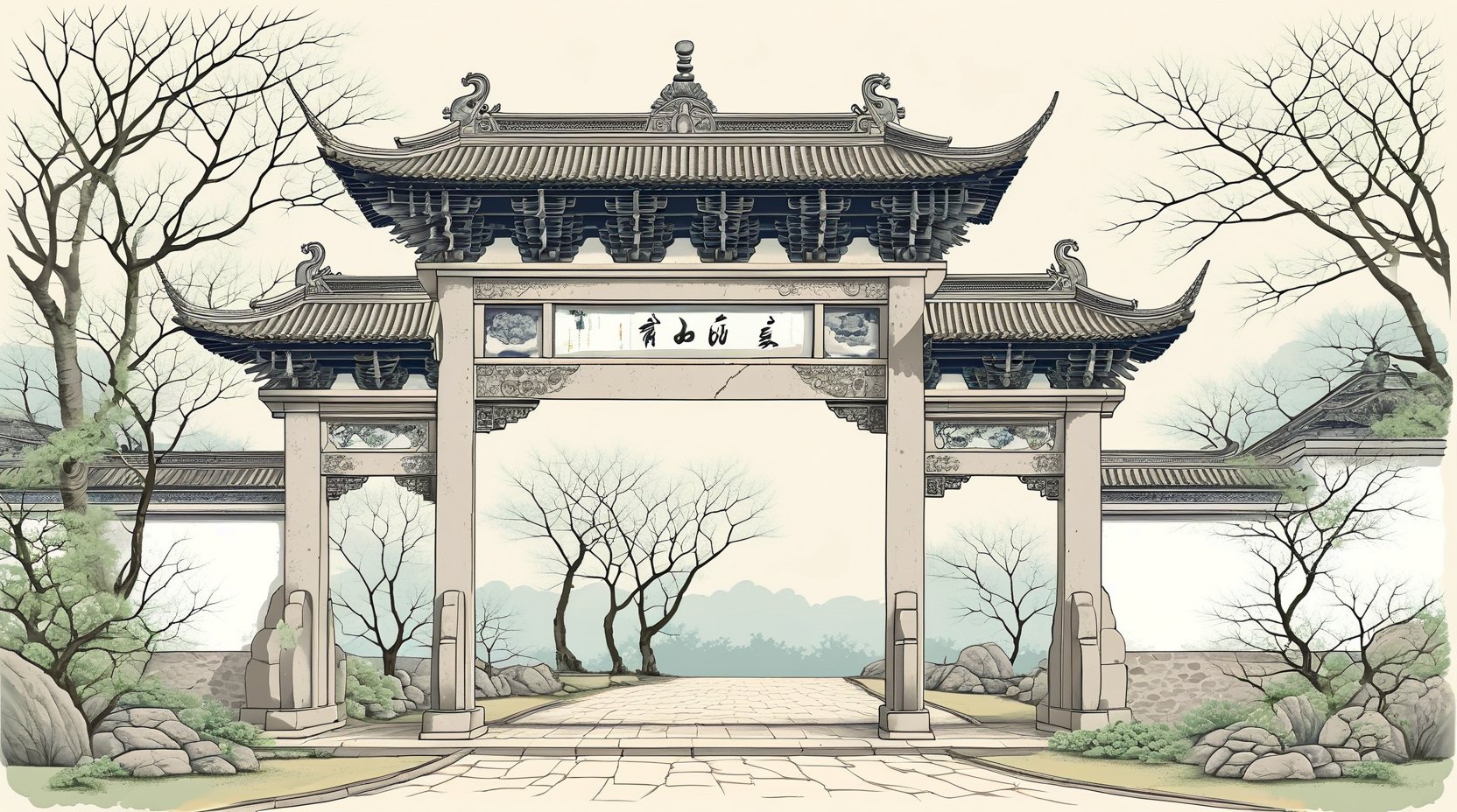 牌坊与牌楼