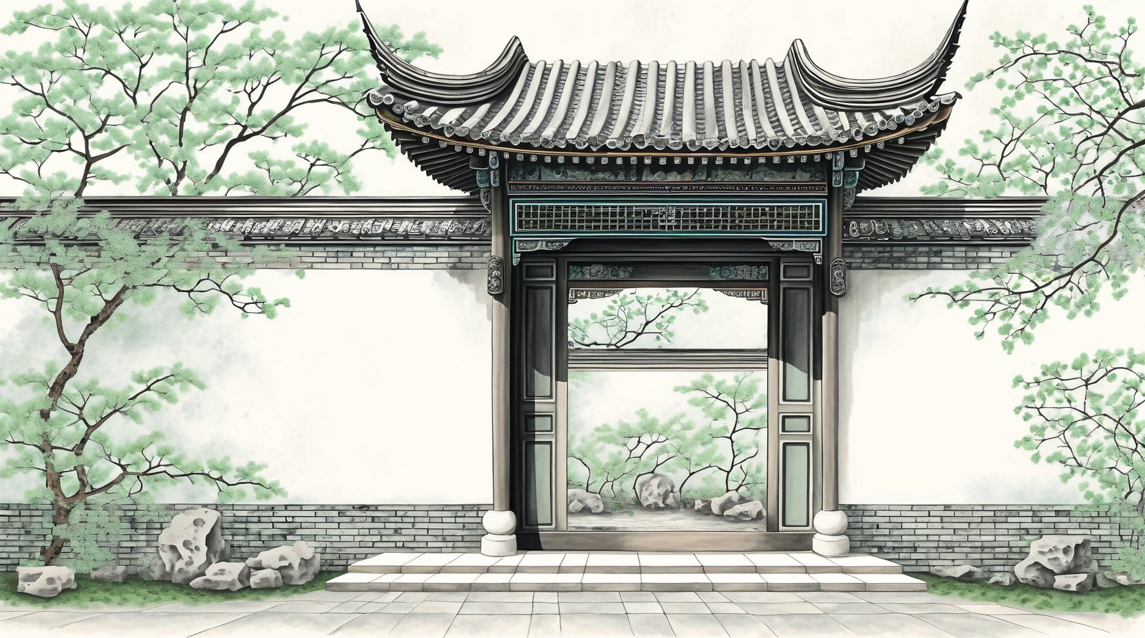影壁与照壁
