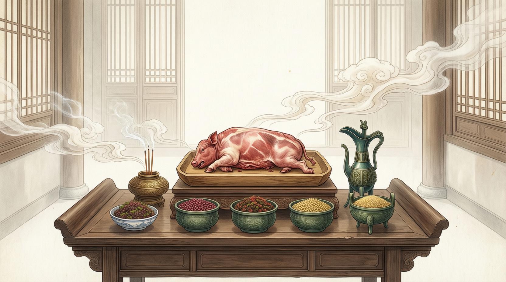 祭品与俎豆