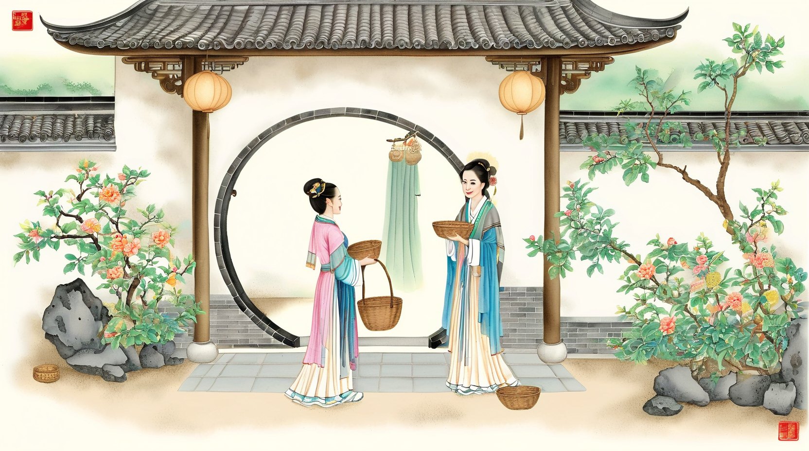 新妇拜舅姑与执箕帚