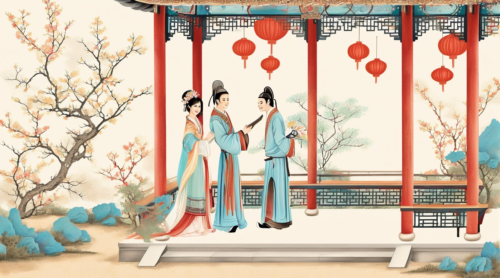 却扇诗与催妆诗