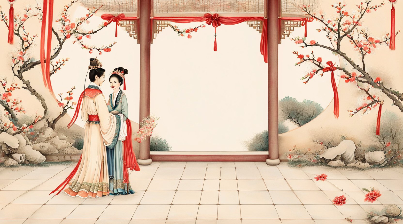 牵巾与同心结之俗