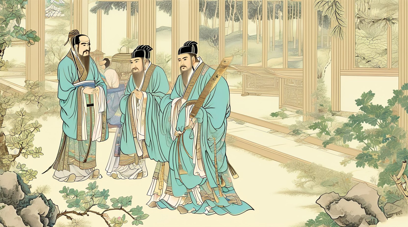 侍坐与侍立之仪