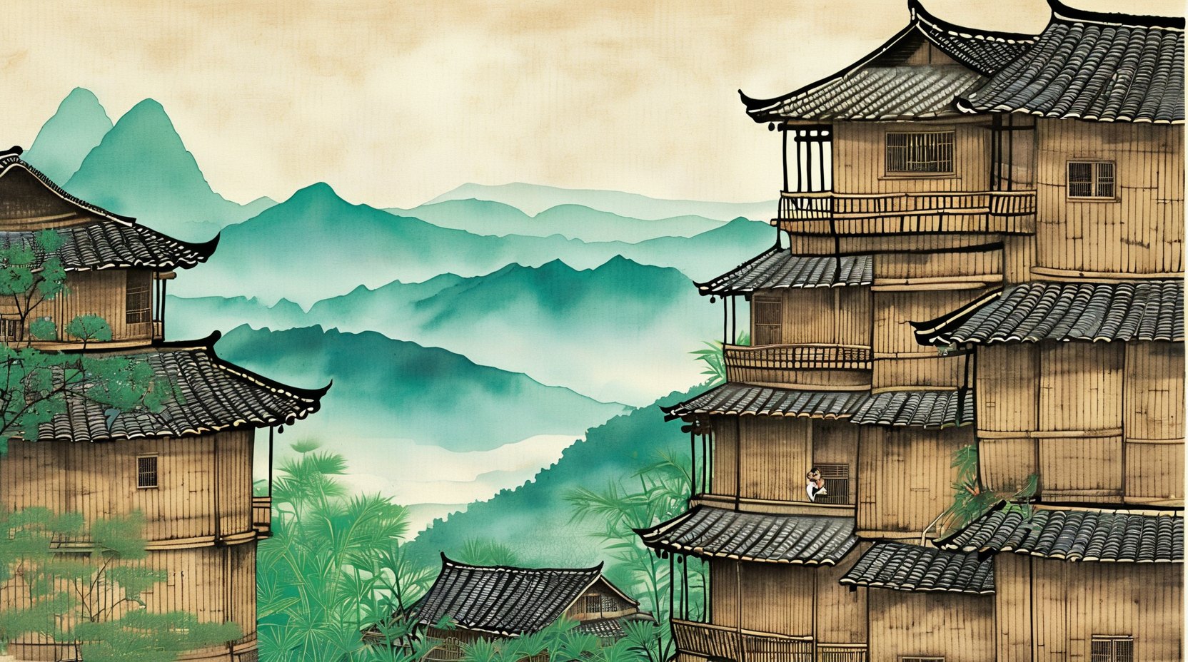 瑶族爬楼择偶