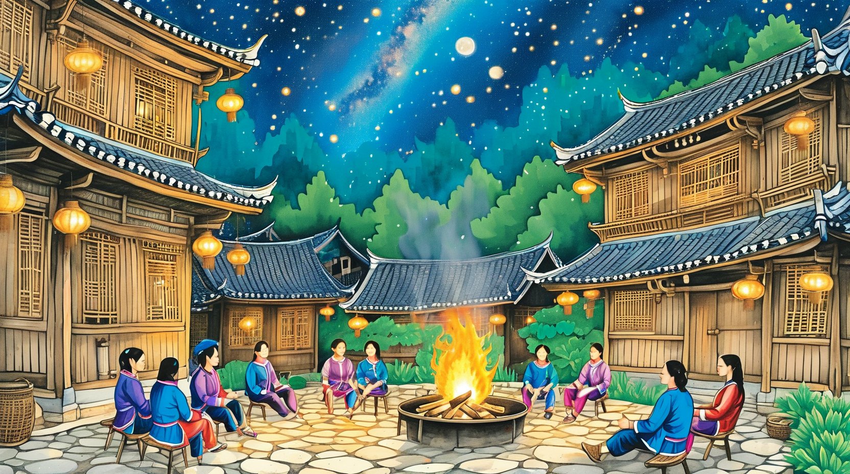 侗族行歌坐月