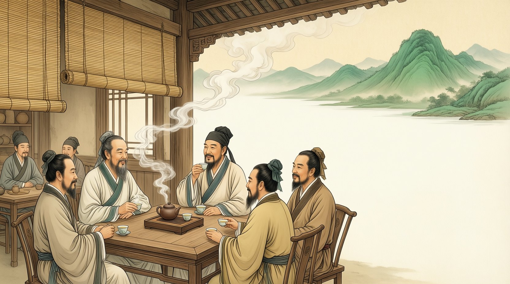 茶寮啜茗之聚