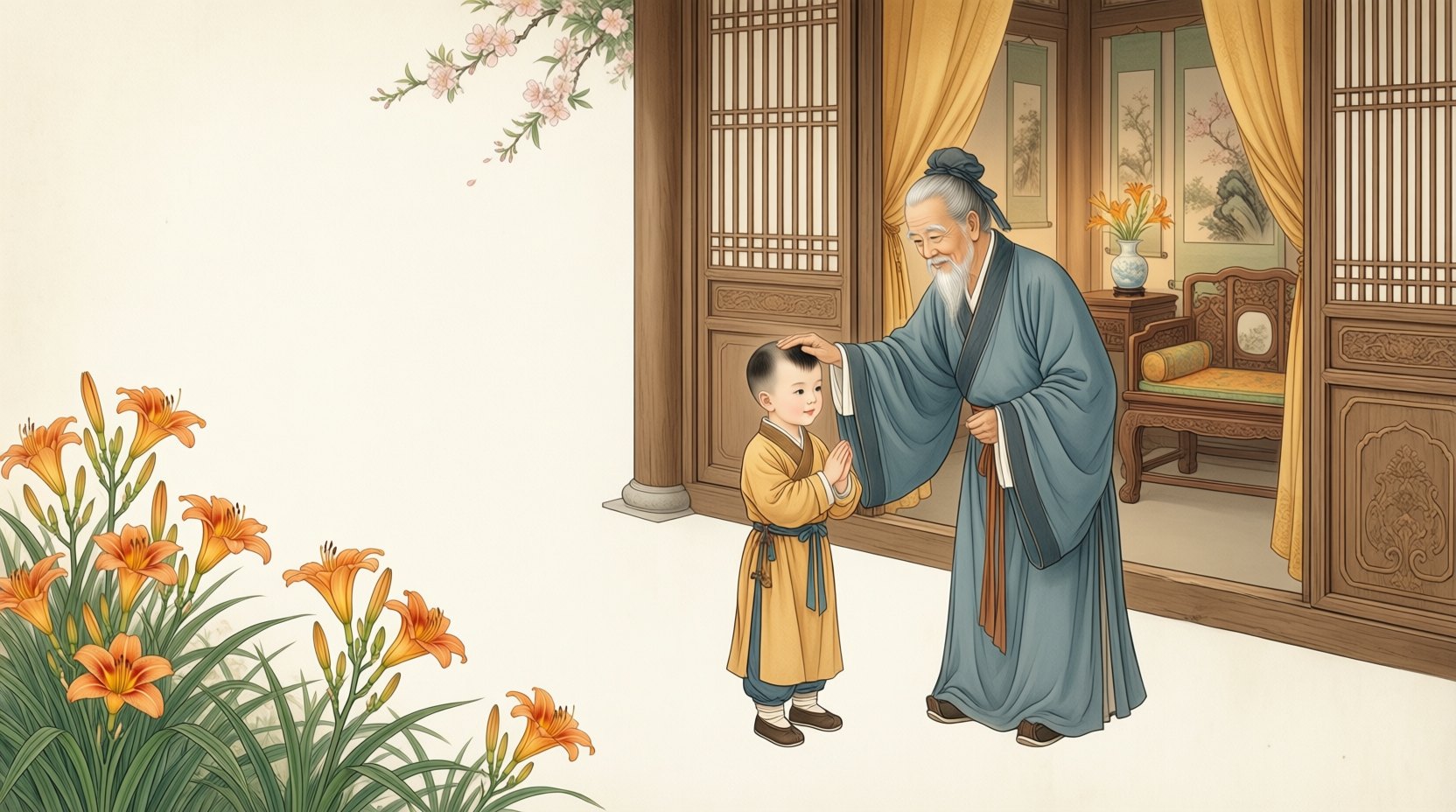 认师拜干之俗